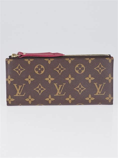 Louis Vuitton Monogram Canvas Fuchsia Insolite Adele Wallet